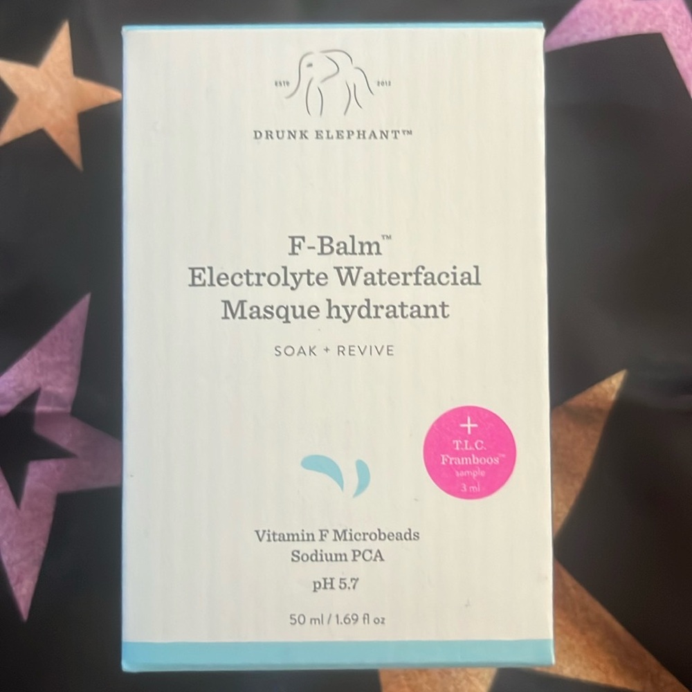 Drunk Elephant F-Balm Electrolyte Waterfacial NIB Sephora Skincare 50ml 1.69 oz